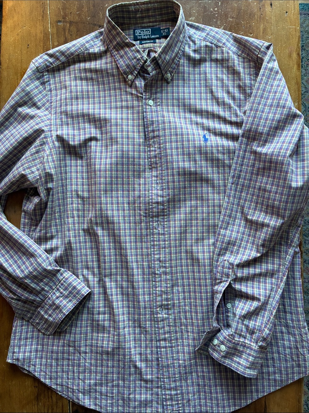 Polo by Ralph Lauren Lavender & Blue Plaid Button-Down Shirt